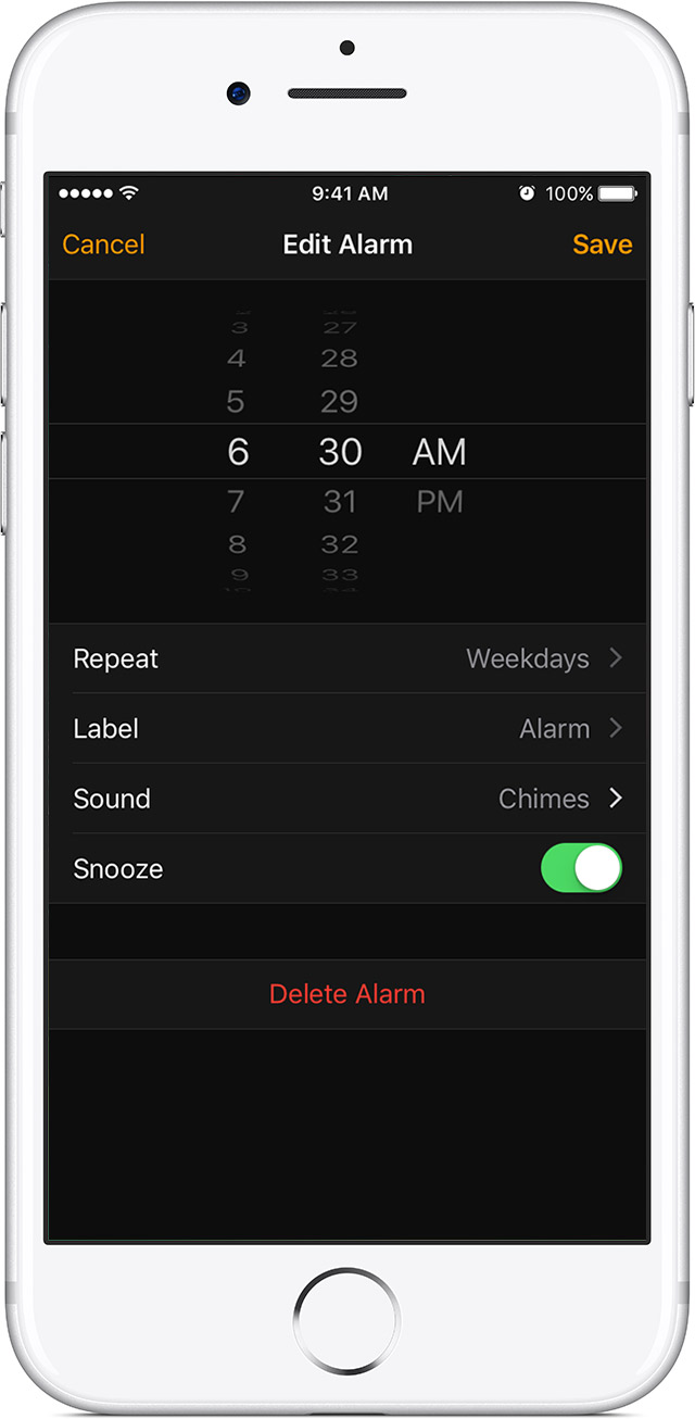 How to set and manage alarms on your iPhone Apple Support