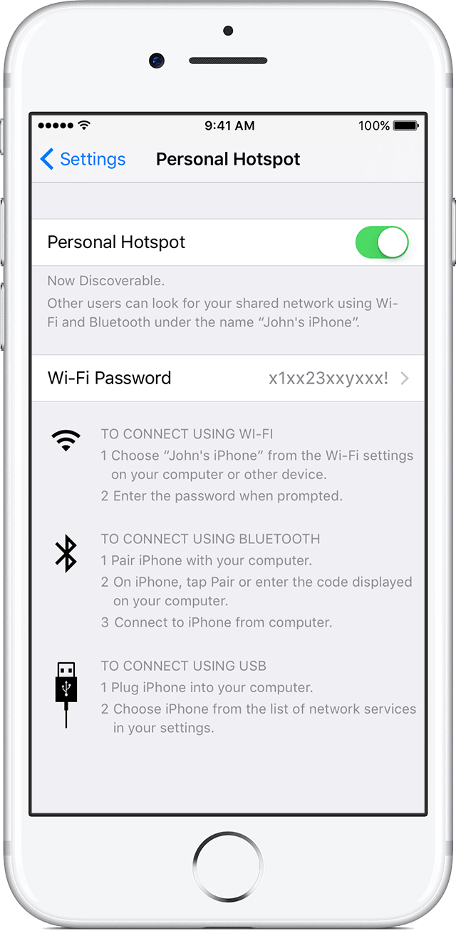 Share your Internet connection with Personal Hotspot ...