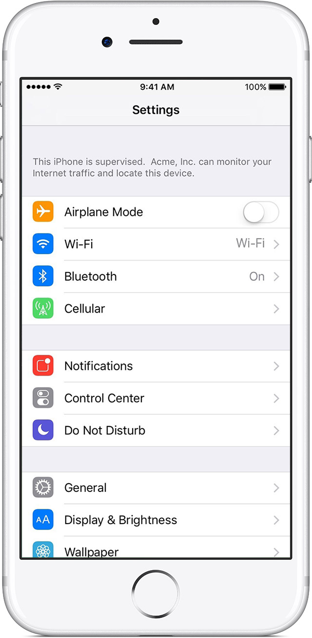 Get started with a supervised iPhone, iPad, or iPod touch Apple Support