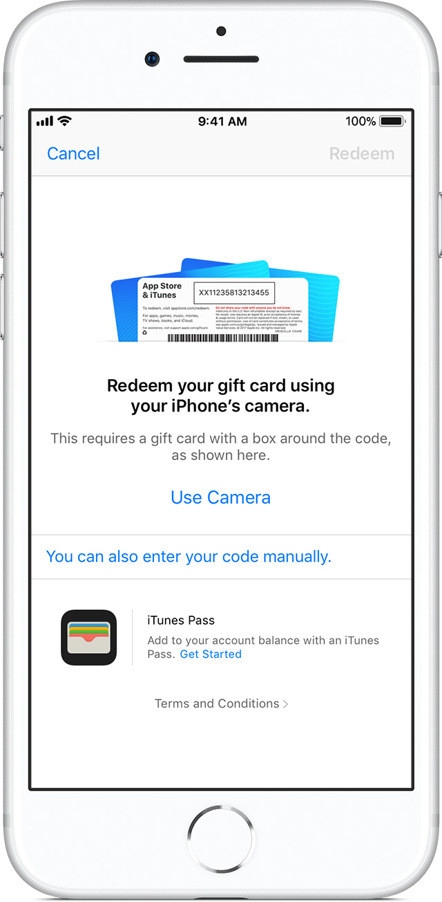 How Do I Enter Itunes Gift Card On Iphone - Cards