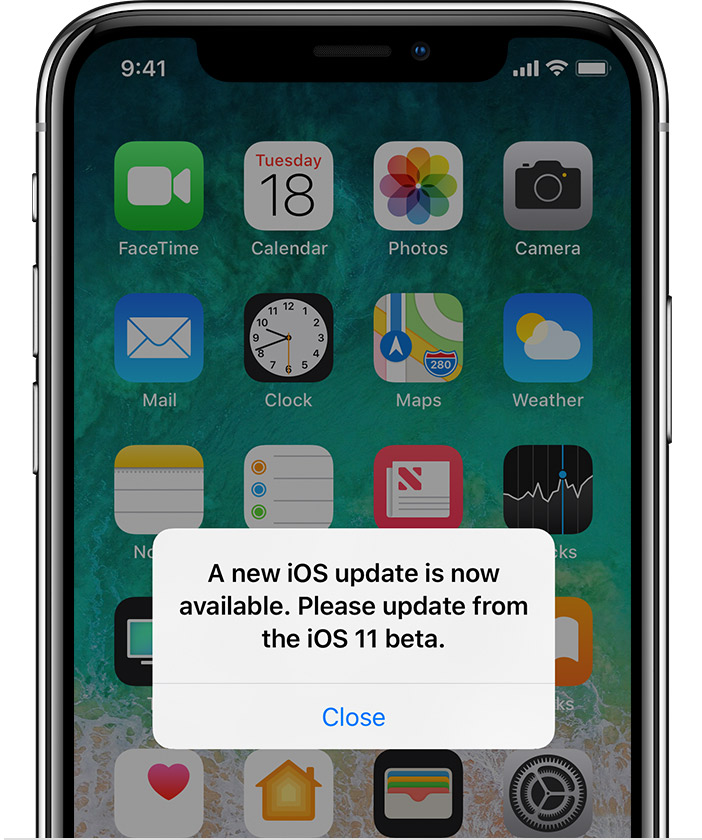 new ios update