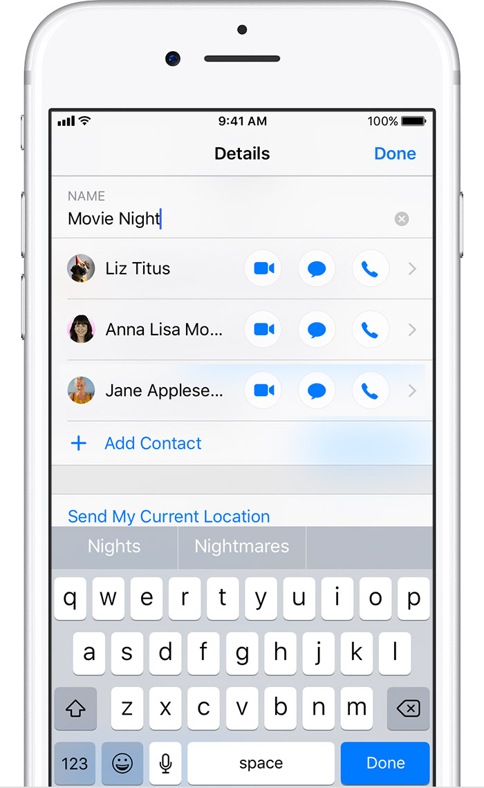 Send a group message on your iPhone, iPad, or iPod touch ...