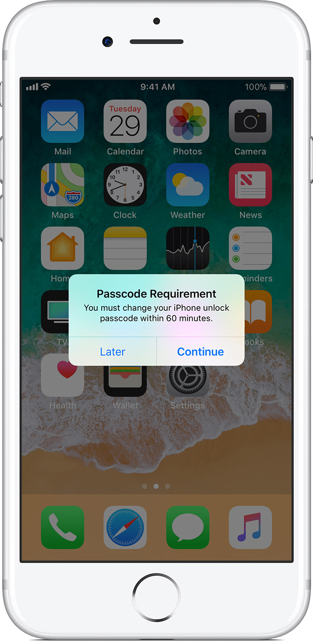 Use a passcode with your iPhone, iPad, or iPod touch Apple Support