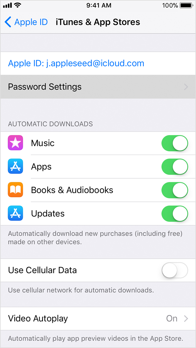 Manage your iTunes Store and App Store password ...