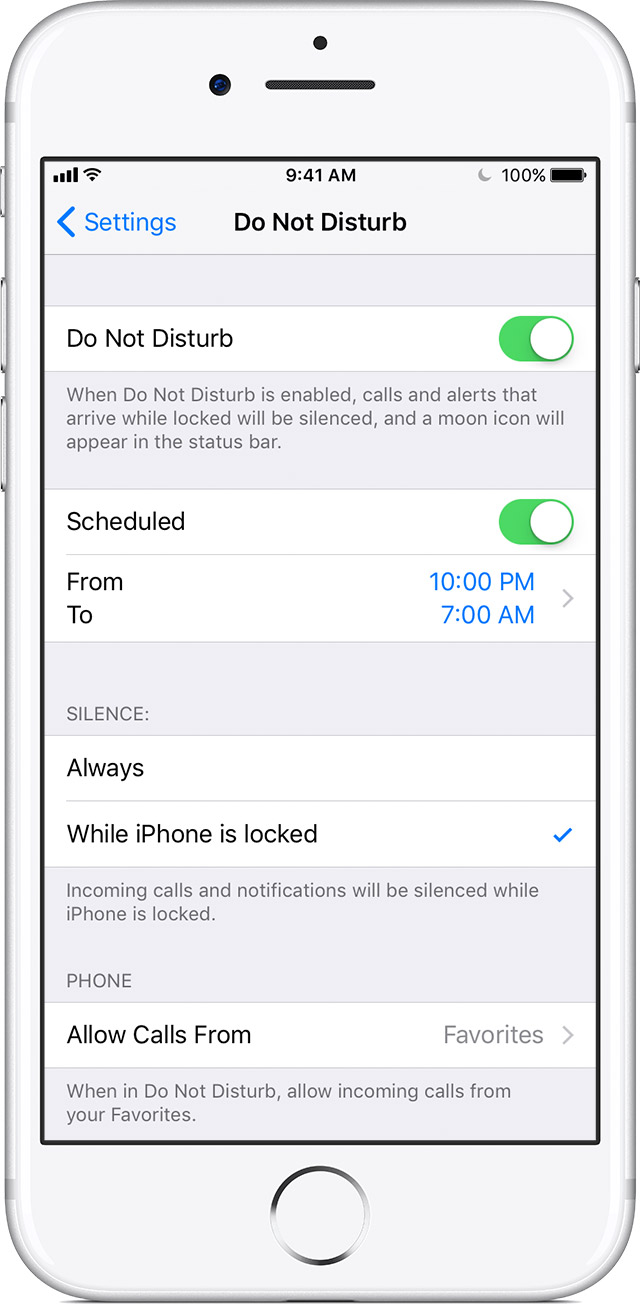 Use Do Not Disturb on your iPhone, iPad, and iPod touch Apple Support