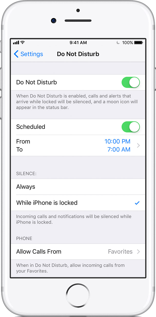 are alarms silenced on do not disturb iphone