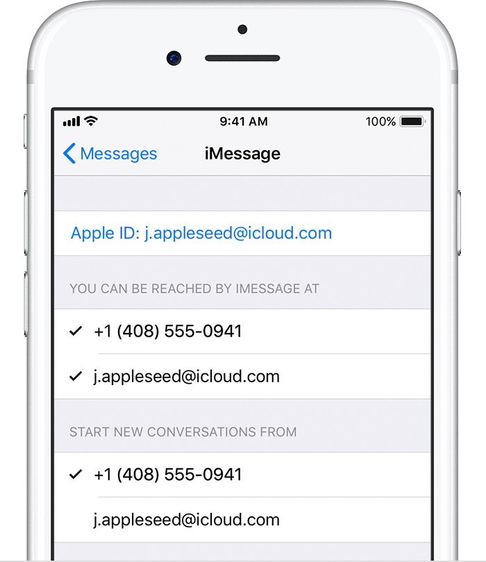 use your phone number for imessage on mac