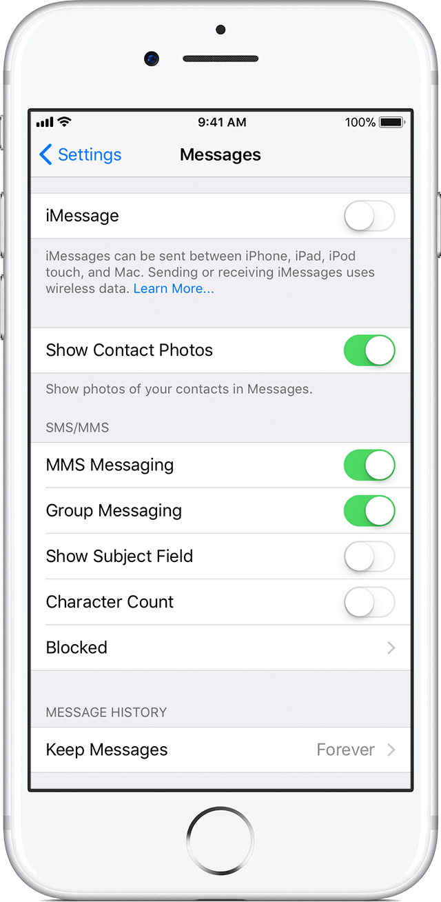 sms mac to cell phone