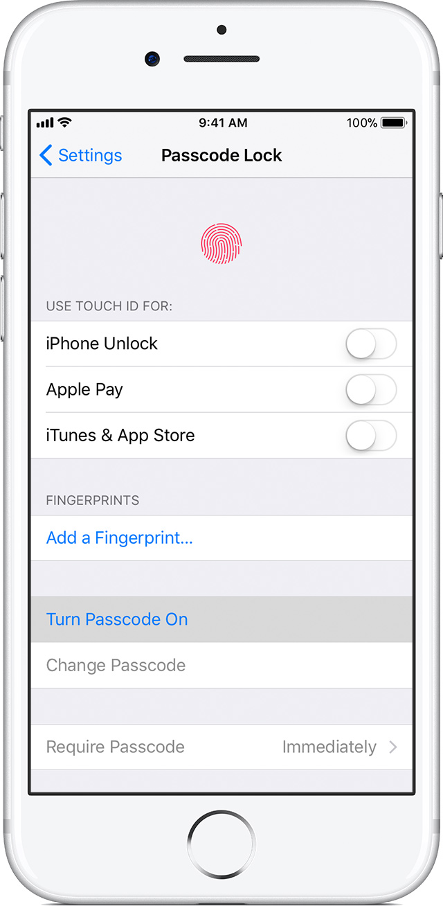 Lock screen passcode and Apple Pay | Official Apple Support ...