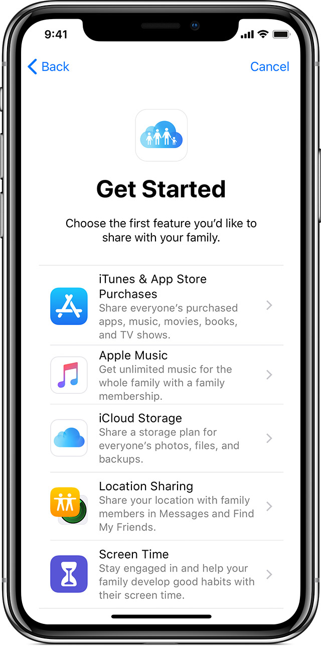 Family Sharing - Apple Support