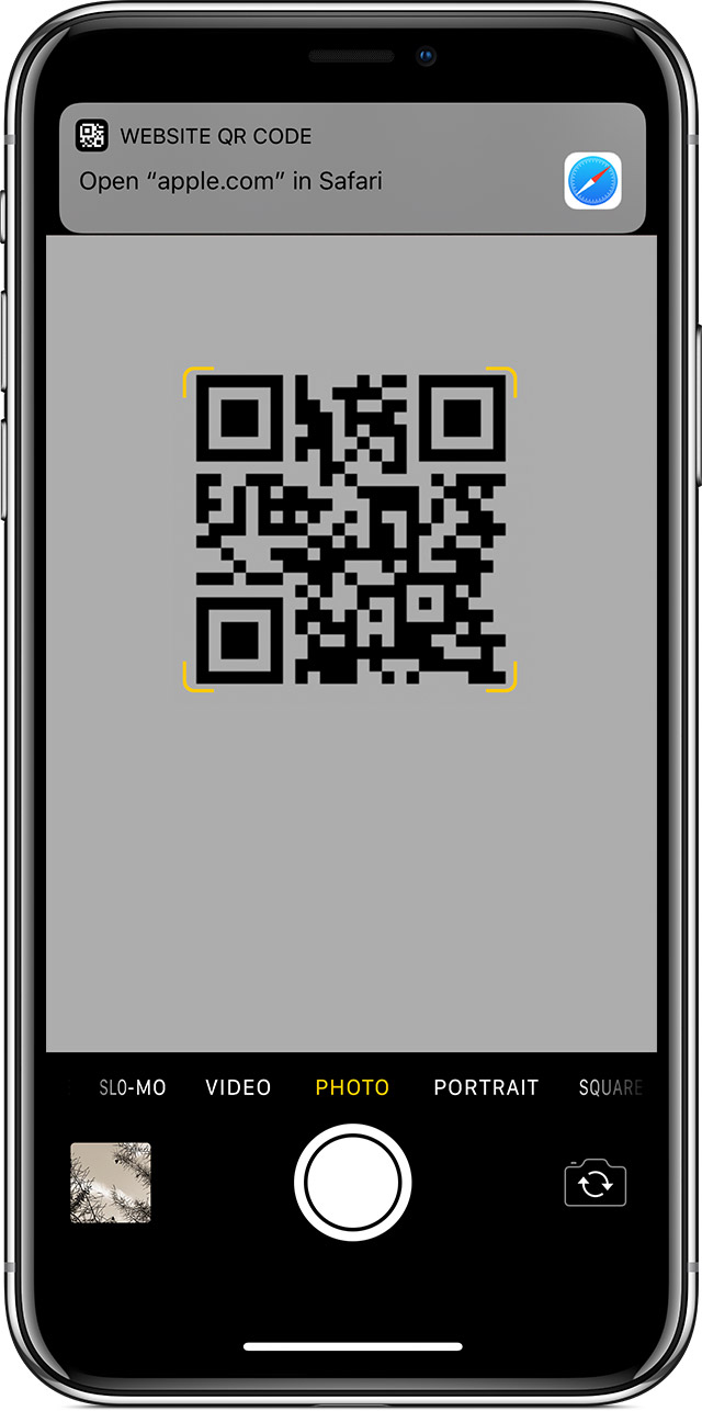 scan eth qr code iphone