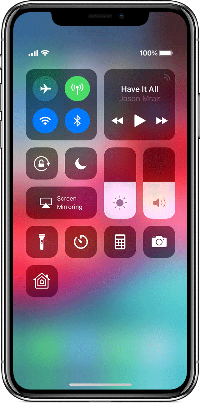 Use and customize Control  Center  on your iPhone  iPad and 