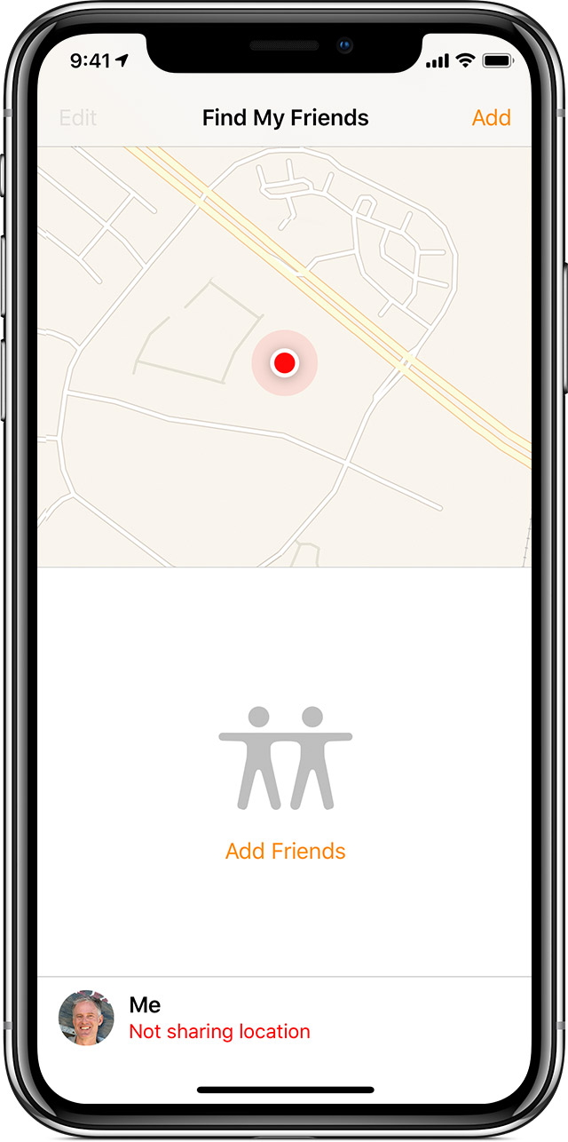 Set Up And Use Find My Friends In Ios 12 Or Earlier Apple Support