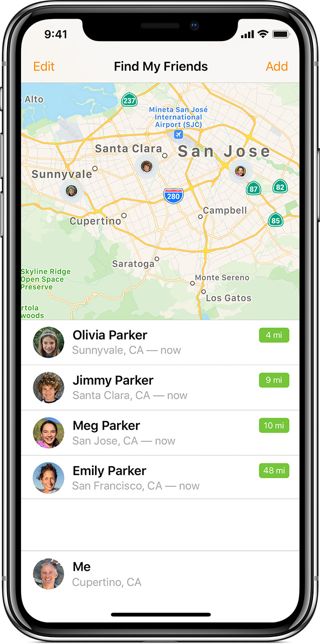 find my friends iphone free