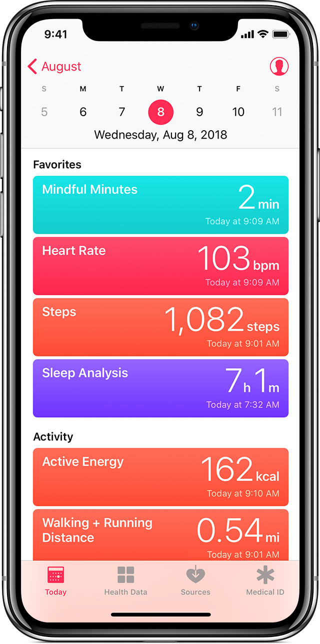 Image result for apples health app