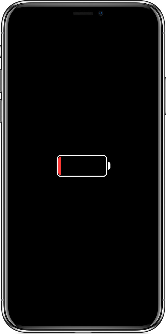 iphone spento batteria