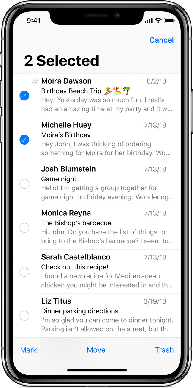 Use mailboxes to organize emails on your iPhone, iPad, and iPod touch