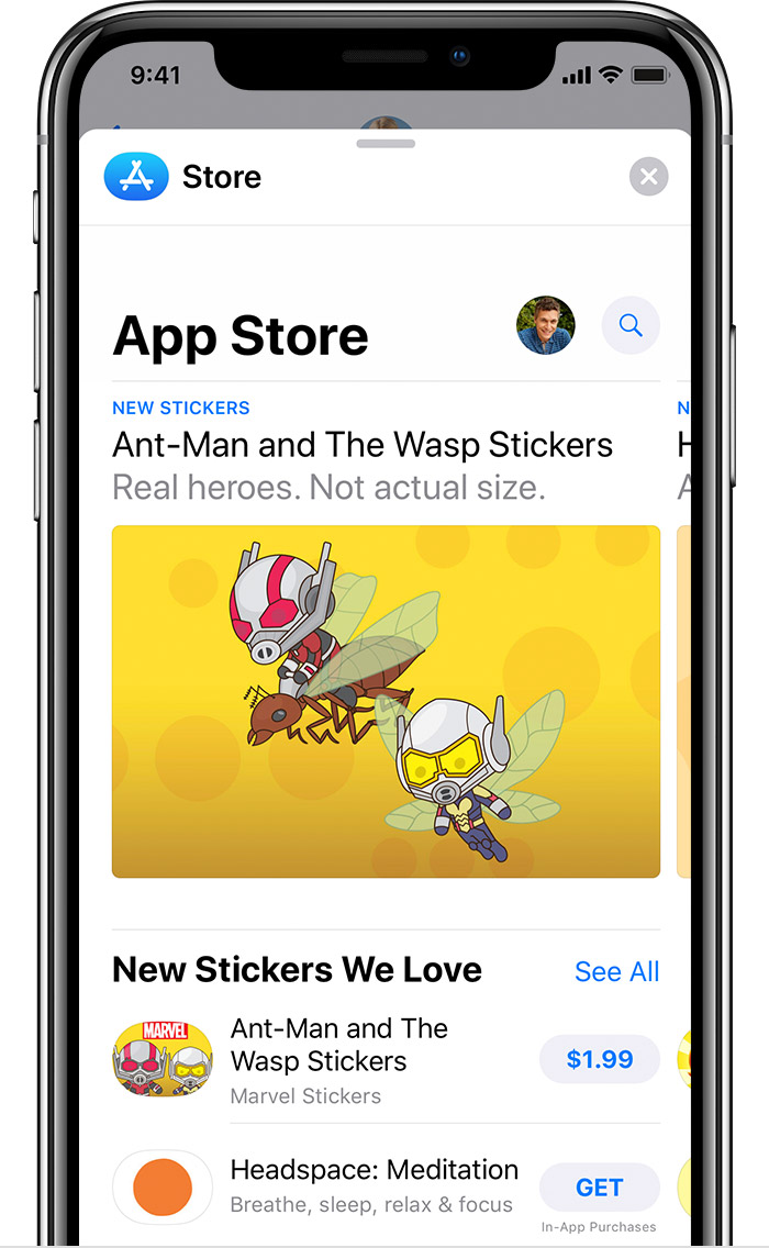 Use stickers with iMessage on your iPhone, iPad, and iPod touch Apple