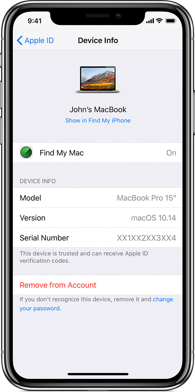 Check your Apple ID device list to see where you're signed in - Apple
