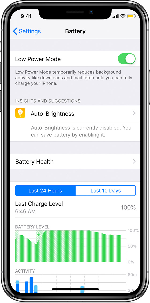 Use Low Power Mode to save battery life on your iPhone - Apple Support