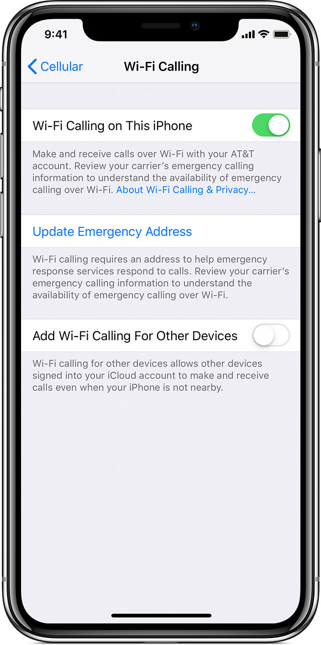 make a call with wi-fi calling - apple support