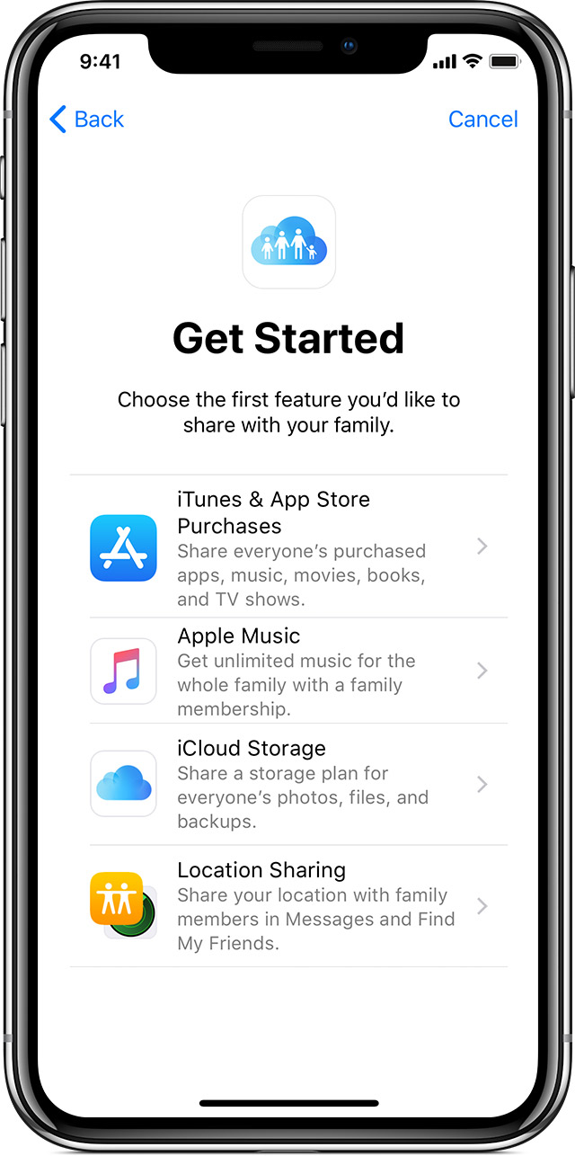 Family Sharing - Apple Support