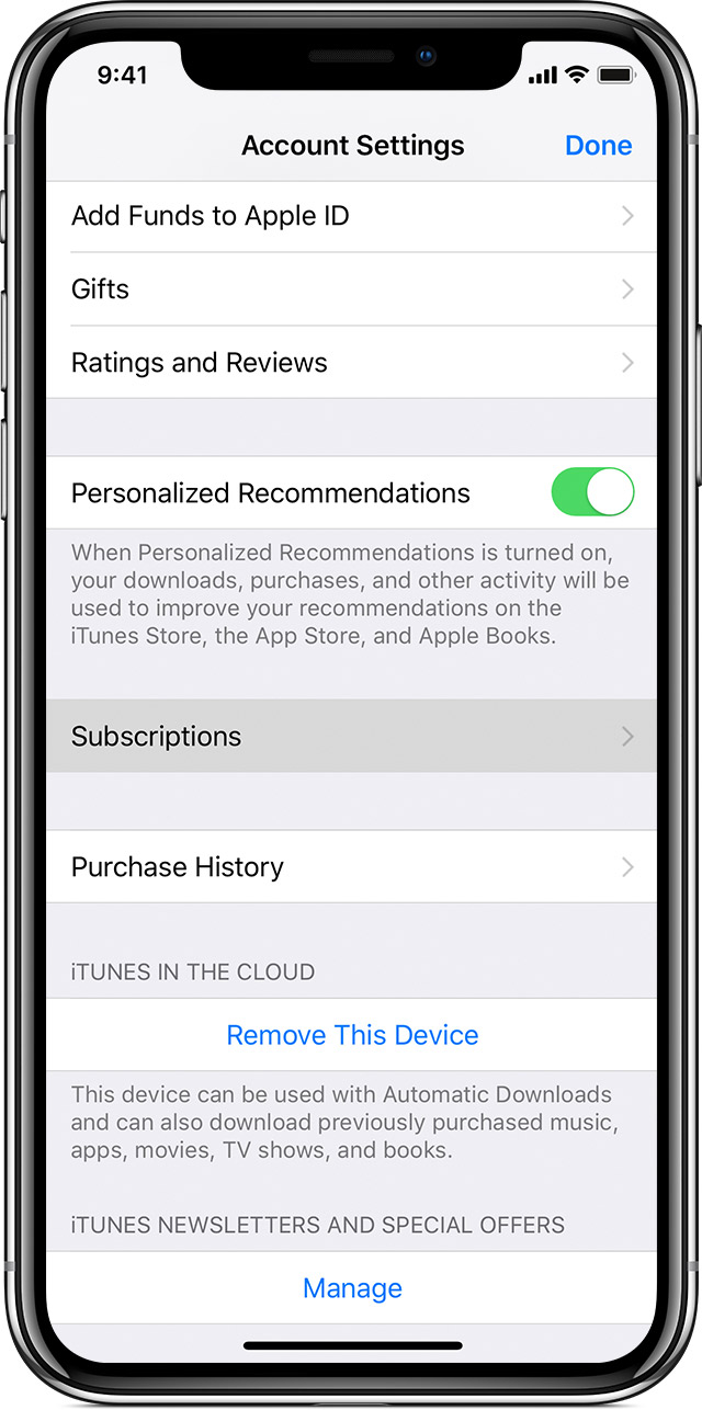 View, change, or cancel your subscriptions Apple Support