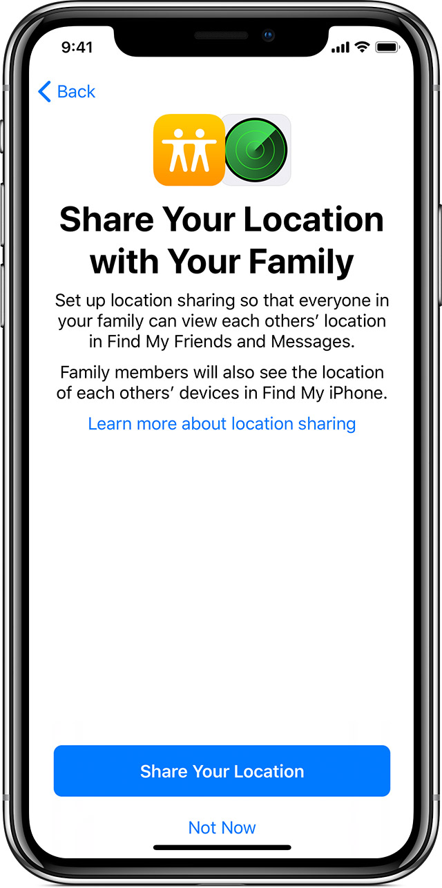 Share with your family - Apple Support