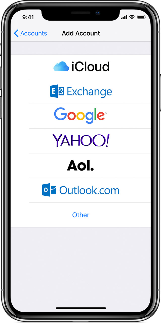 configurar hotmail en iphone ios 7