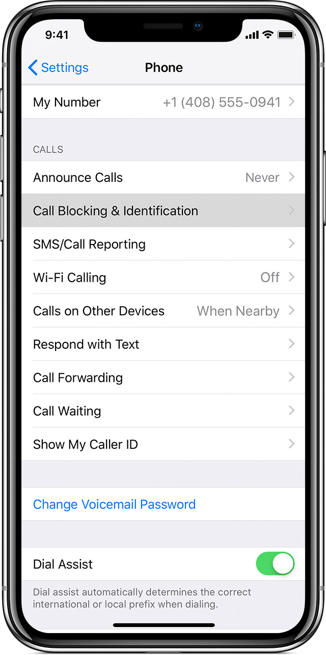 Detect and block spam phone calls with third-party apps - Apple Support