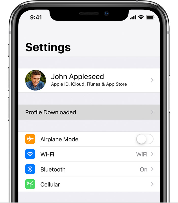 Install a configuration profile on your iPhone or iPad ...