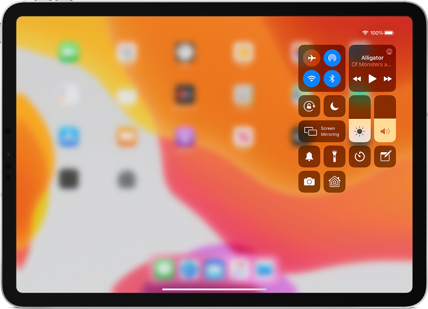 Access and customize Control Center on your iPad - Apple Support