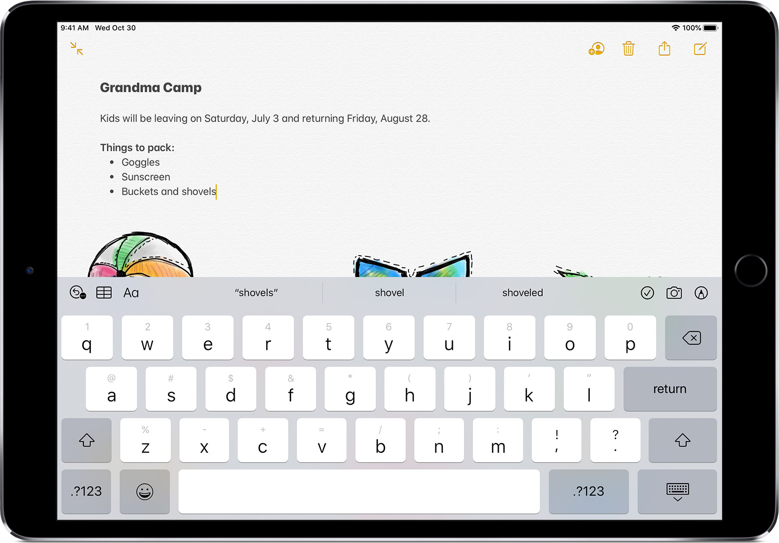Use the floating keyboard on your iPad – Apple Support