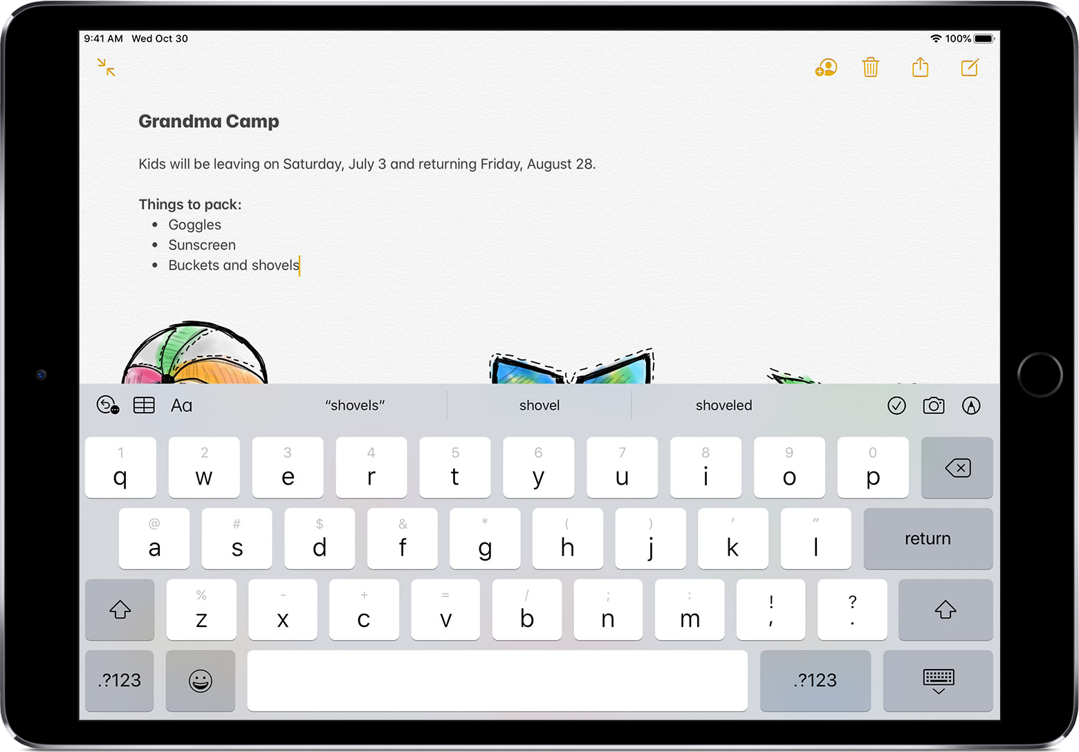 Use The Floating Keyboard On Your Ipad Apple Support