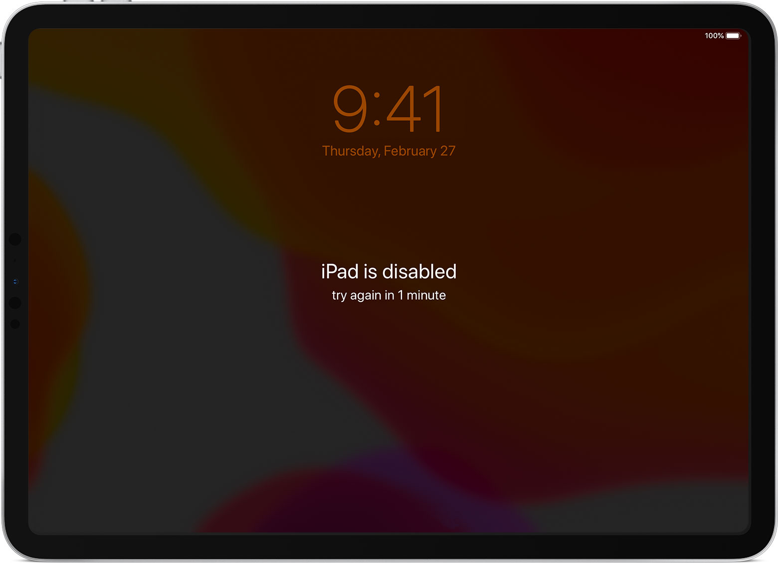 If You Ve Forgotten The Passcode On Your Ipad Or Your Ipad Is Disabled Apple Support