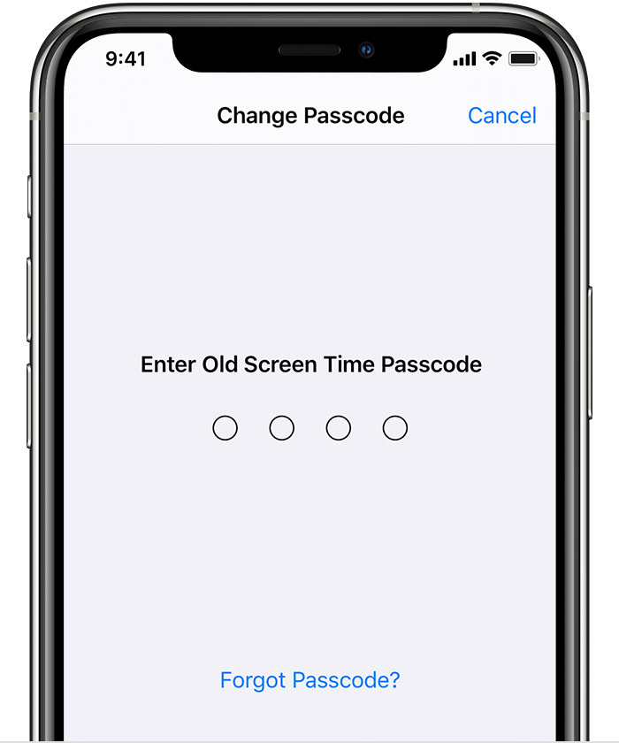 If you forgot your Screen Time passcode - Apple Support