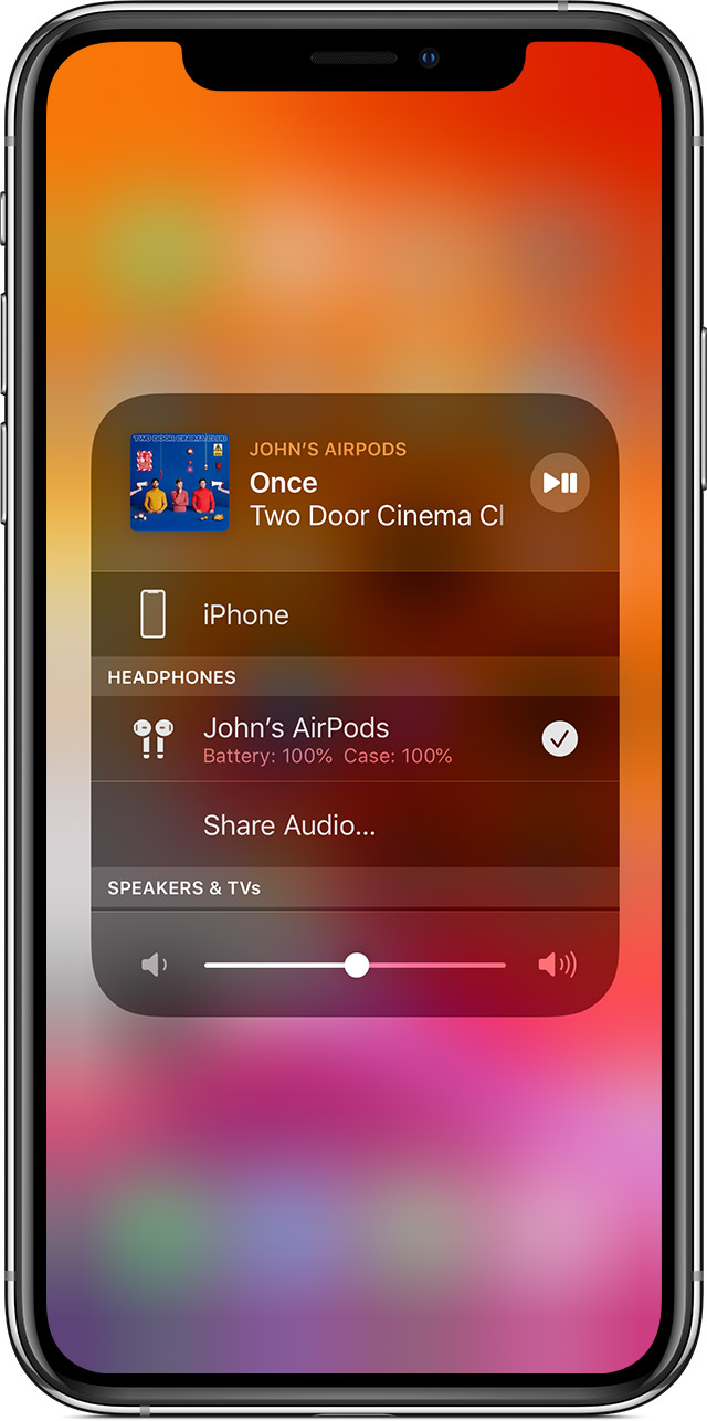 Share audio with AirPods or Beats headphones - Apple Support