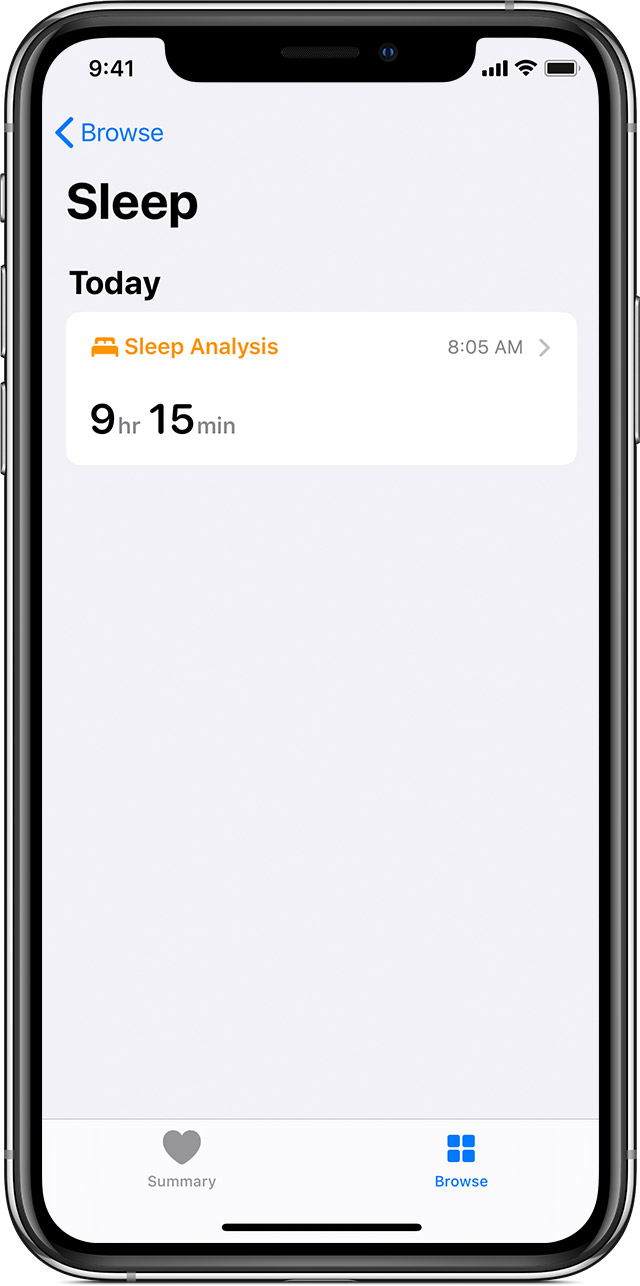 Use Bedtime To Track Your Sleep On Your Iphone Apple Support
