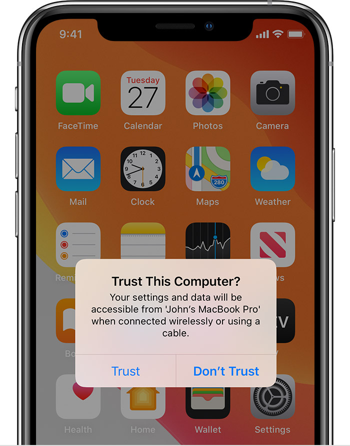 About The Trust This Computer Alert On Your Iphone Ipad Or Ipod Touch Apple Support