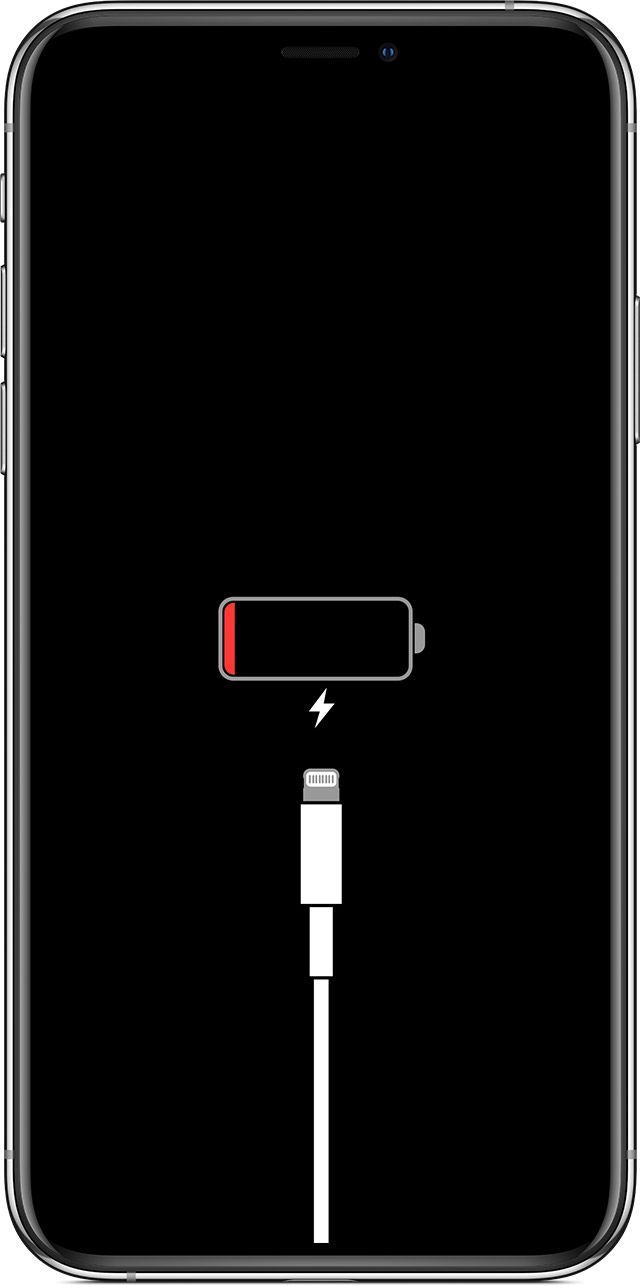 ios13 iphone xs low battery connected to power source