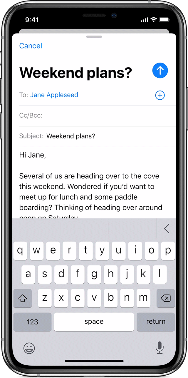 Use the Mail app on your iPhone, iPad, or iPod touch - Apple