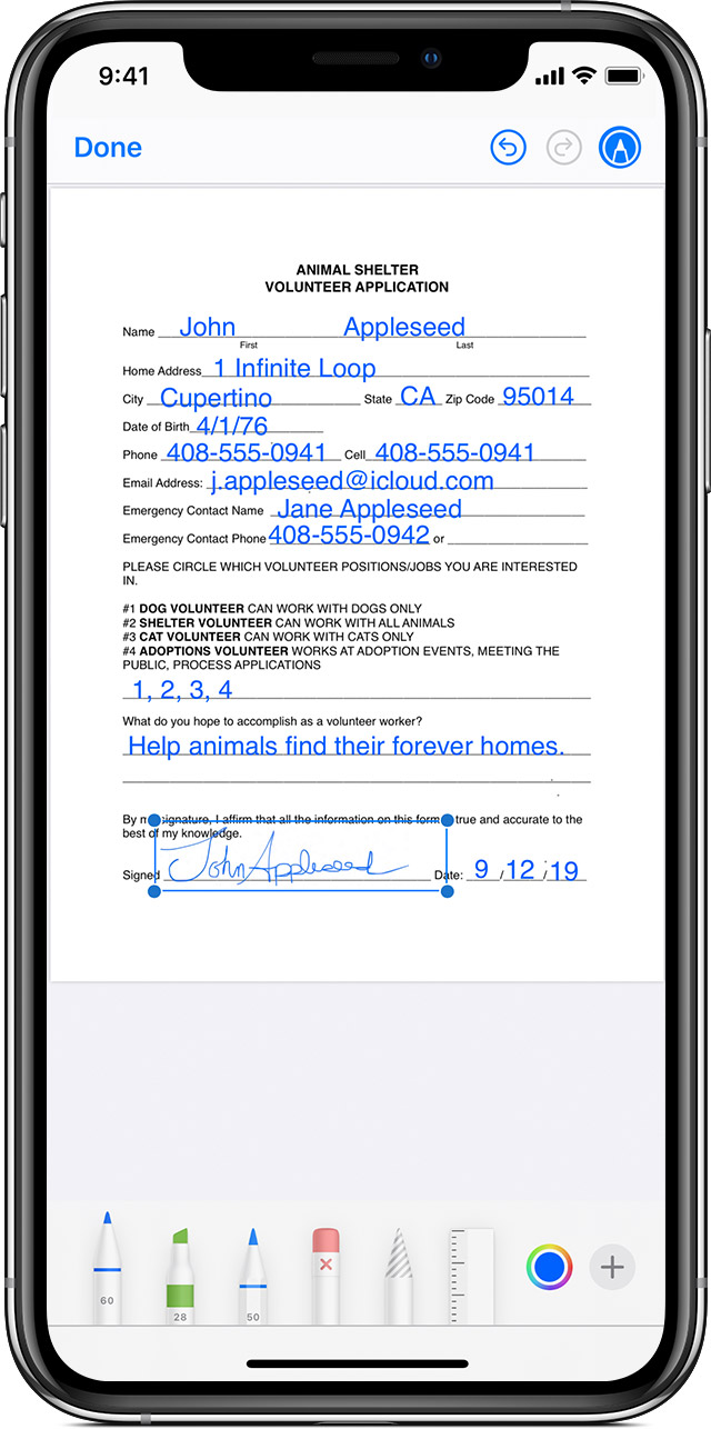 Use Markup on your iPhone, iPad, or iPod touch - Apple Support