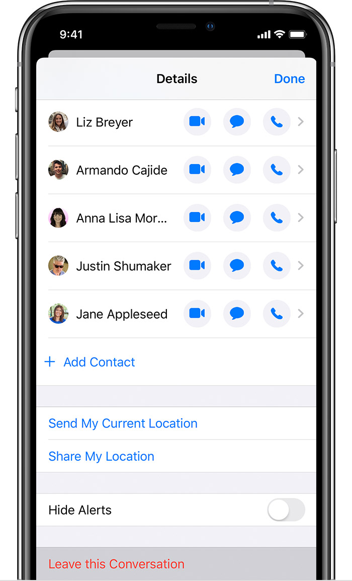 Leave A Group Text On Your Iphone Ipad Or Ipod Touch Apple Support Images, Photos, Reviews