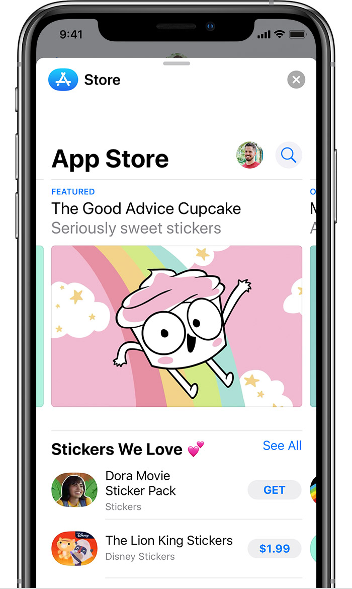 Use stickers with iMessage on your iPhone, iPad, and iPod touch ...