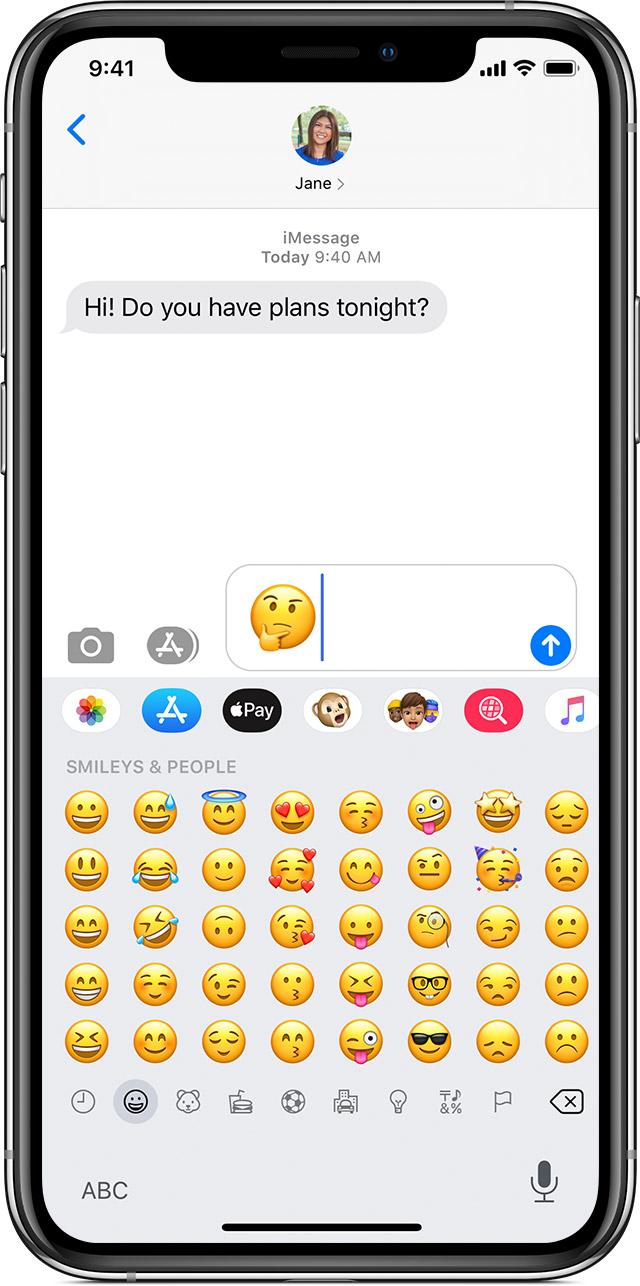 Use emoji on your iPhone, iPad, and iPod touch - Apple Podpora