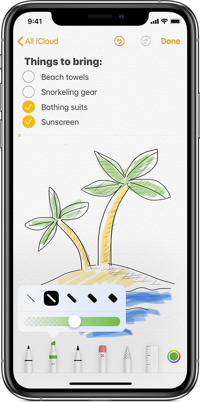 Draw With Notes On Your Iphone Ipad Or Ipod Touch Apple - 