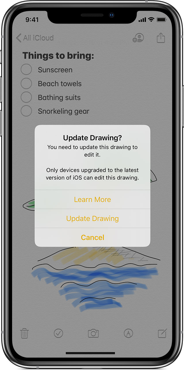 Draw or write in Notes on iPhone - Apple Support