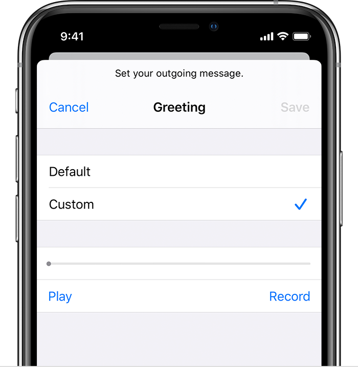 Set up Visual Voicemail on your iPhone - Apple Support