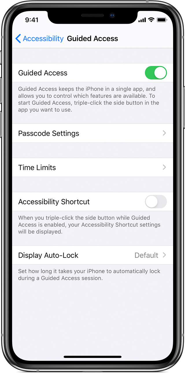 Use Guided Access With Iphone Ipad And Ipod Touch Apple Support