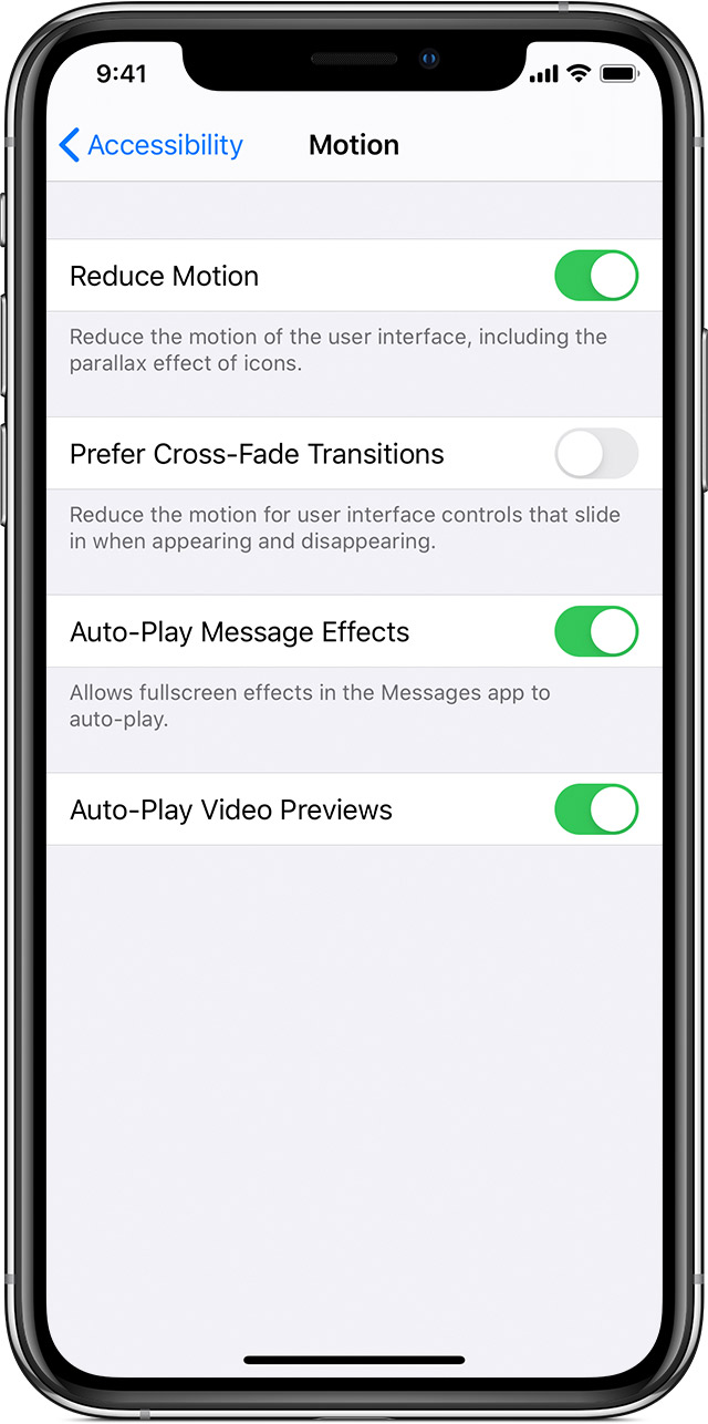 Reduce screen motion on your iPhone, iPad, or iPod touch - Apple Support